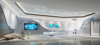 现代前台3D模型下载